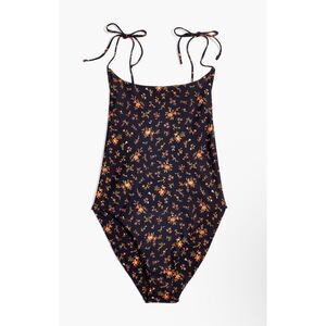 Madewell Second Wave Tie Spaghetti-Strap One Piece Swimsuit, S *SOLD OUT*